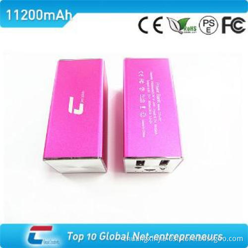 double usb outputs phone charger with led torch and big capacity